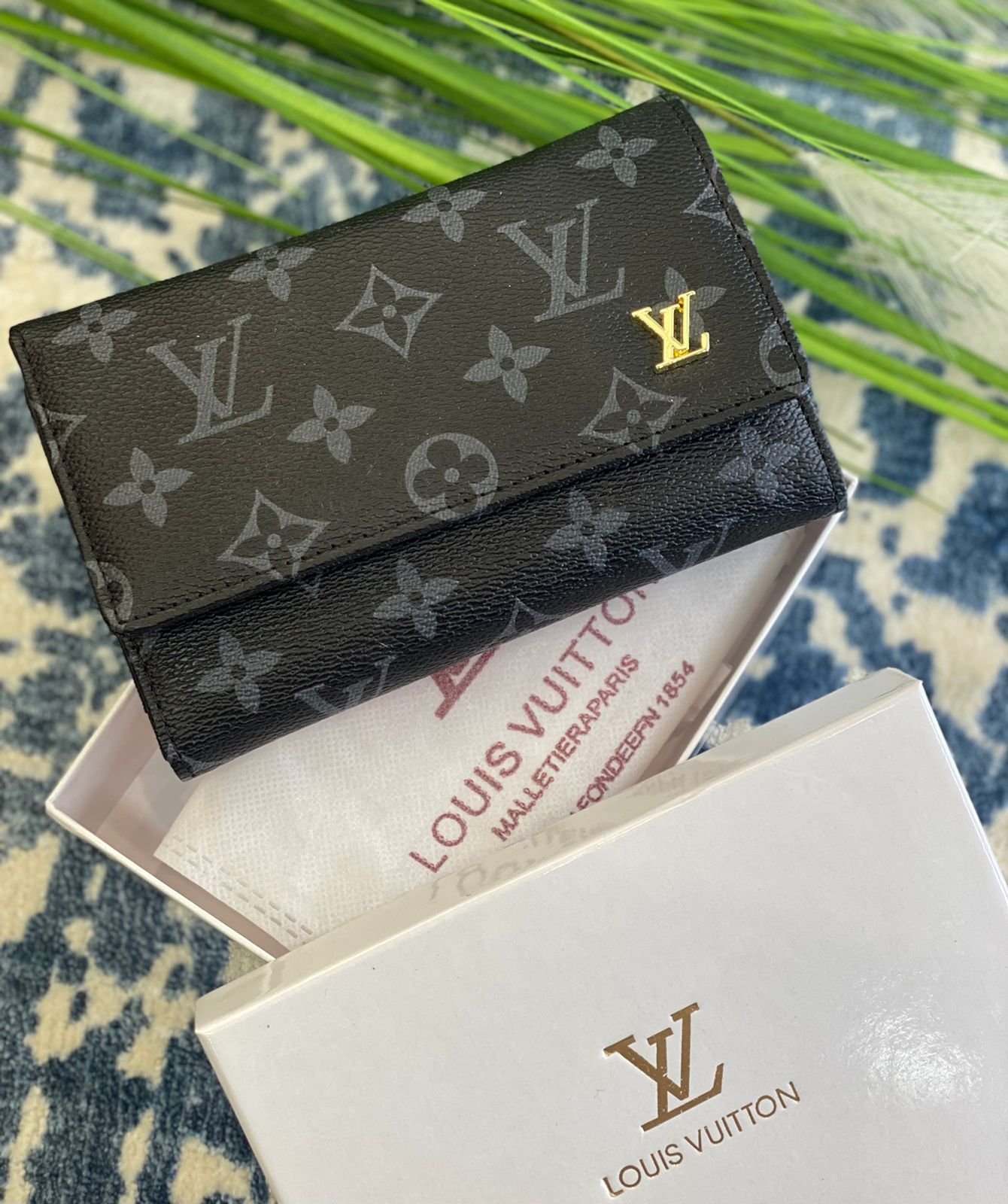 Louis Vuitton Monogram Canvas Wallet Wallet Replica para mujer en